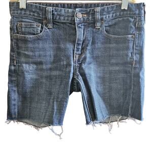 Raw Hem Cut Off Jean Shorts Size 10